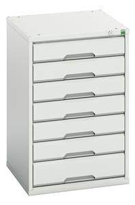 Bott Verso Drawer Cabinets 525 x 550  Tool Storage for garages and workshops Verso 525Wx550Dx800H 7 Drawer Cabinet